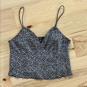 Papaya Floral Tank Top Size S